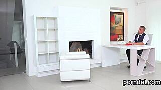 Wow, Natural Gets Passionately Seduced And Fucked By Aged Lecturer!