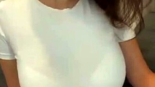 Mature Woman In Short Skirt Reveals Her Bra During Intimate Massage Session