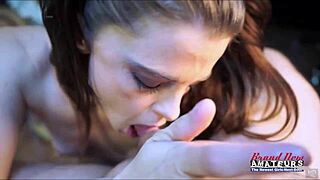 petite brunette reagan's wet pussy fingered deep and pounded hard