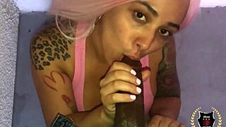 Curvy Barbi Got Pink Hair Rome Major Cums On It