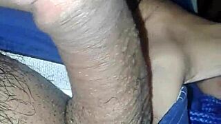 Palpitating solo masturbation session