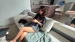 asian princess jumps on my cock 😍