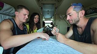 Cuckold Lost Wife At Cards, Watches Stranger Fuck Her