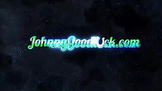 johnnygoodluck drills blonde claudia's ass after bj