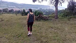 Amateur Desi Bhabhi Exhibits in Forest, Gets Tits Ass and Huge Vagina Groped