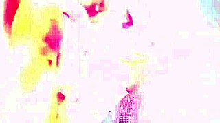 Two girls take four cocks in anal gangbang