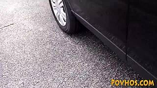 i suckd his cock then got pov doggystyle, my big ass bouncin