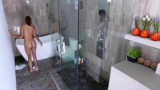 Petite Brunette Rides Big Cock Deeply