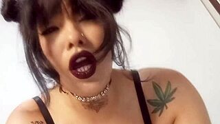 Colombian craves intense anal pounding in red