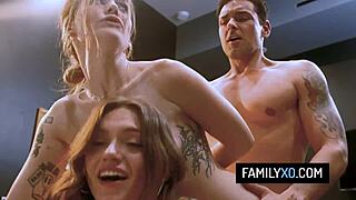 Stepbrother Fucks His Stepsisters Hard