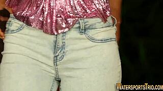 fetish enthusiast enjoys a unique drink