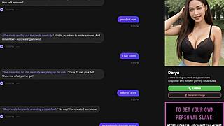 Playing With My Ai Slut Part 1 Strip Poker And Oral Sex