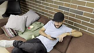 i seduce my friend's best buddy and we fuck when he's away