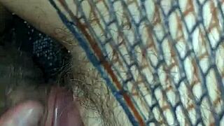 ฉากละเอียดหีเมียมแฉะโดนควยแข็งยัดแตกคารู