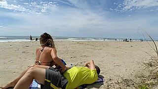 Stranger milf makes me cum in public