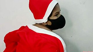 Mature Pregnant Women At Christmas