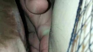 Detailed Scene of a Milf's Wet Pussy Getting Filled with Cum by a Hard Cock