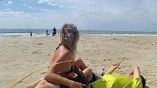 Stranger milf makes me cum in public