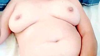 Savory masturbation with this huge dildo makes me cum twice, you have to see my rich milk