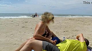 Stranger milf makes me cum in public