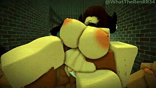 night in handcuffs, cuckold endures rough interracial action