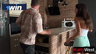 Wife cheats on husband under his nose while he cooks dinner