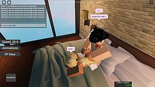 Roblox Slut Sucks And Fuck A Big Dick