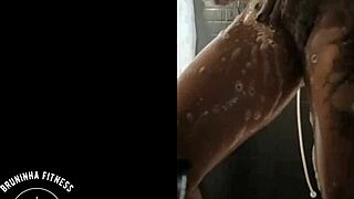 redhead rider shaves in shower and leaves smooth complete on red