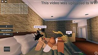 Roblox Slut Sucks And Fuck A Big Dick