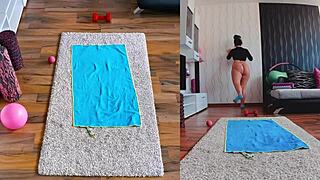 'Get Fit and Frisky!' Dual Cam Naked Workout Uncovered!