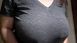 Hot Indian Mature Teases Big Boobs Solo