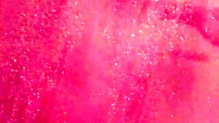 shy bathing in shower