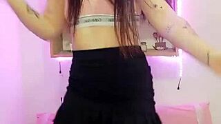 Brazilian Girl Dancing Funk and Masturbating Wet Pussy