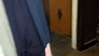 cumming on wife's pussy on table