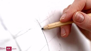 pretty di - slim teen 18+ fucks with model