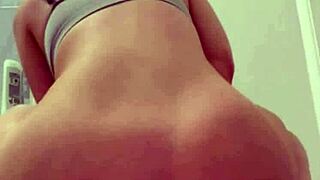 British exchange student engages in solo webcam session