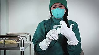Latex Gloves Fetish In Hospital