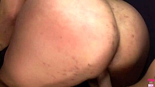 Bbw Kacey Accepts Skinny Guy's Big Cock Doggy