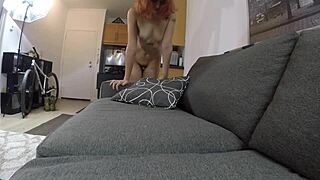 Rachel Hell tempts with casting POV sucking