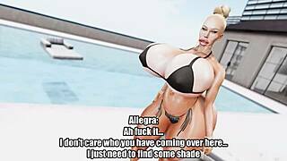 malibu booty teasing with big ass games