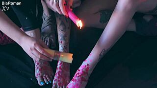 these feet get excited with kinky games