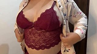 i watch this bbw soroya flaunt her juicy big ass as she undresses for my friend's camera, real colombian homemade amateur