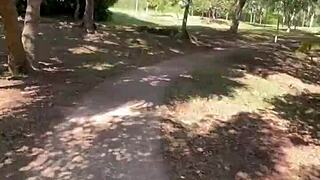 Park Stroll Turns into Monster Cock Fun