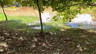 Park Stroll Turns into Monster Cock Fun