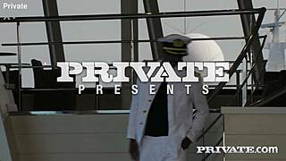 Rihanna boards the cruise ship and fucks a well-hung black officer passionately