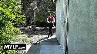 how does the milf enjoy the threesome?