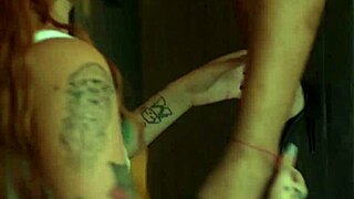 beautiful ebony britanny taylor finds her bestfriend jerking off in the living room hot interracial girls sex