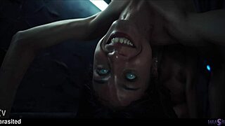 Girls get wild and slippery in passionate lesbian slime fucking 😈