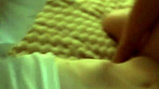 Amateur brunette in homemade doggy style with cum dose