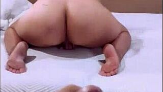 masturbation so good with this big ass latina redhead curly hair!